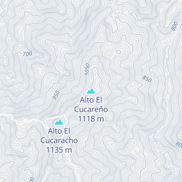 Map of Alto El Cucareño
