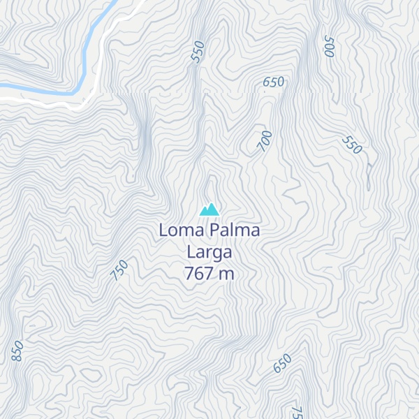 Map of Loma Palma Larga
