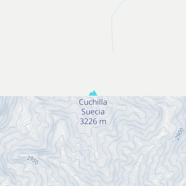 Map of Cuchilla Suecia