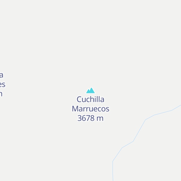 Map of Cuchilla Marruecos
