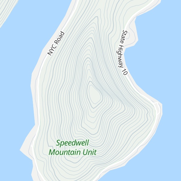Map of Speedwell Mountain
