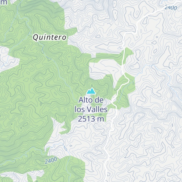Map of Alto de los Valles