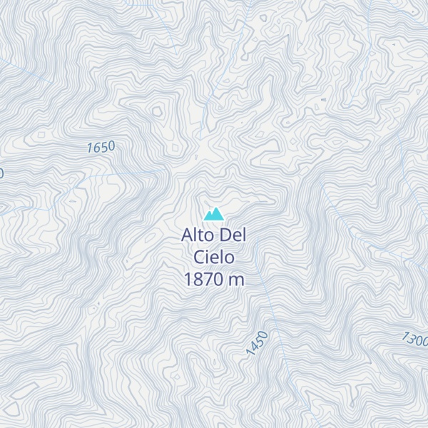 Map of Alto Del Cielo