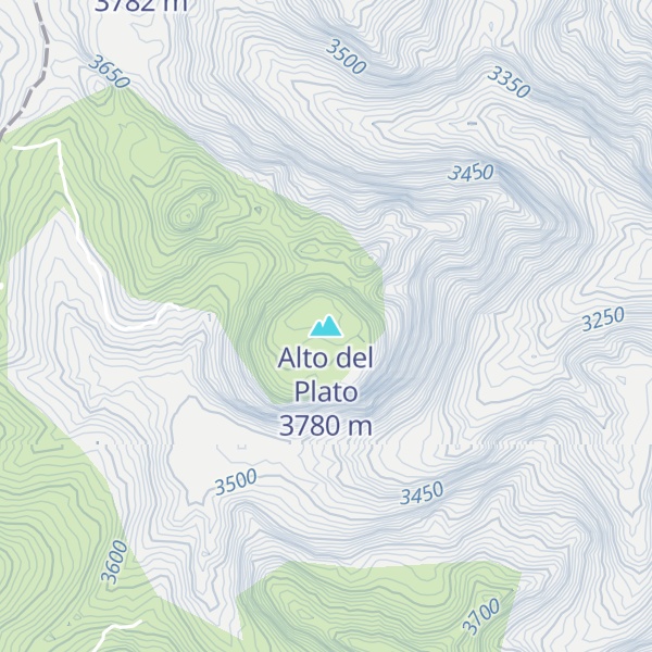 Map of Alto del Plato