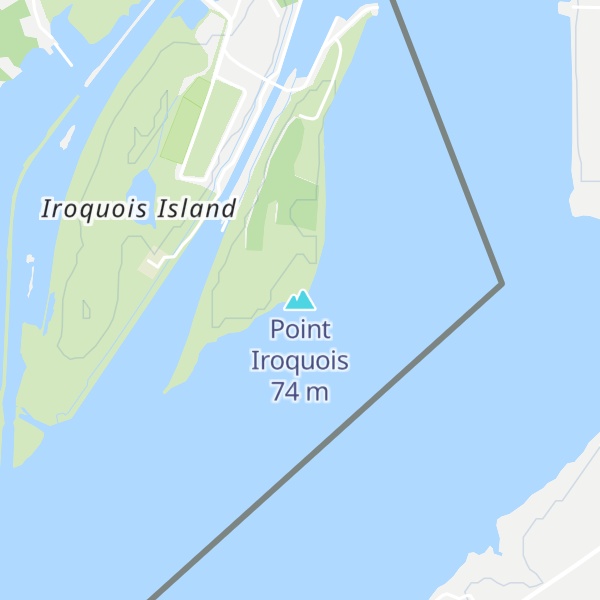 Map of Point Iroquois