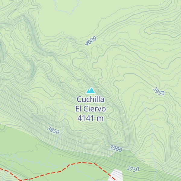 Map of Cuchilla El Ciervo