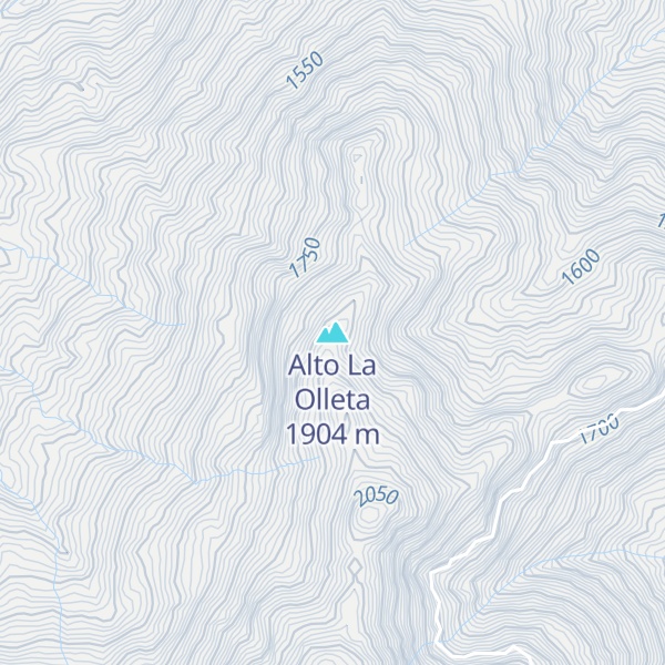 Map of Alto La Olleta