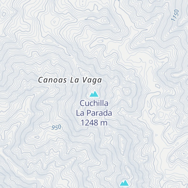 Map of Cuchilla La Parada