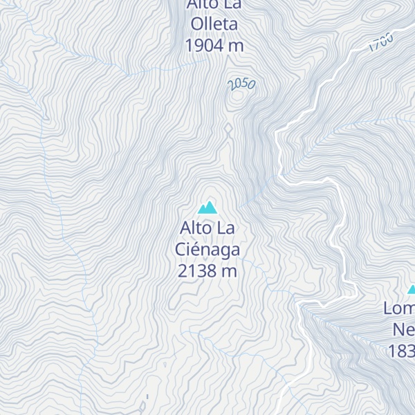 Map of Alto La Ciénaga