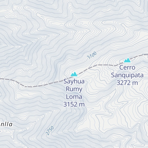 Map of Sayhua Rumy Loma