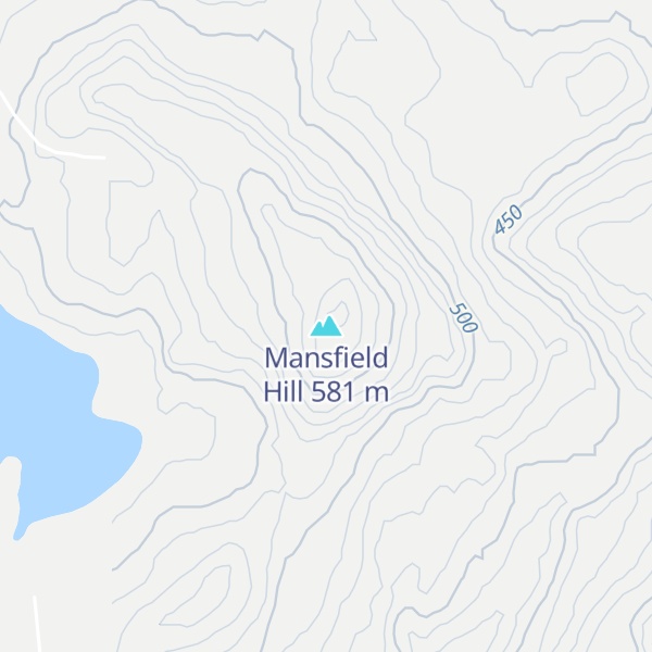 Map of Mansfield Hill