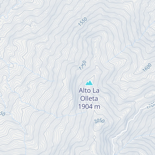Map of Cerro Astilleros