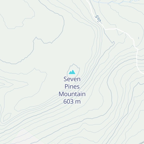 Map of Seven Pines Mountain