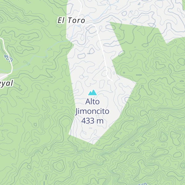 Map of Alto Jimoncito