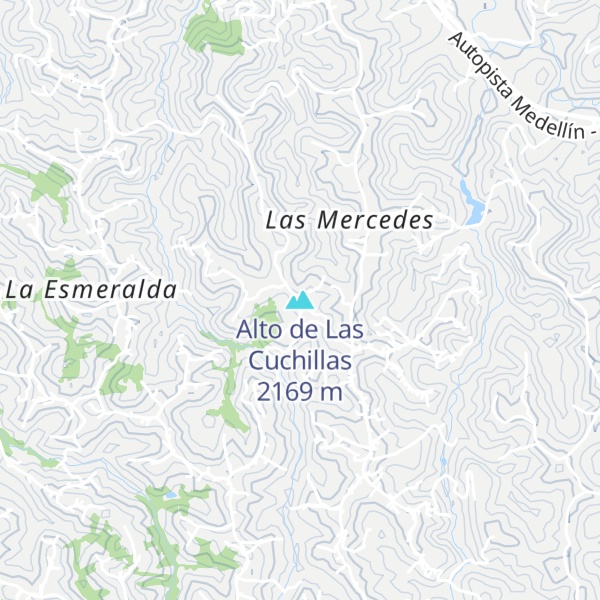 Map of Alto de Las Cuchillas