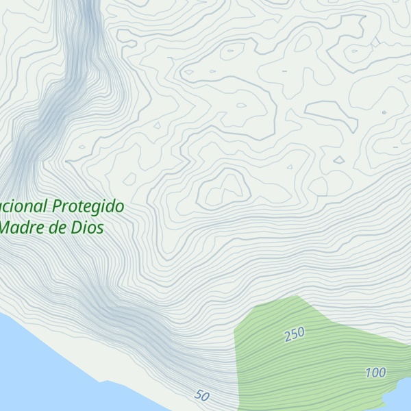 Map of Cerro Vertical