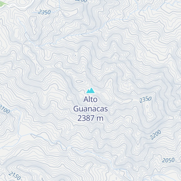 Map of Alto Guanacas