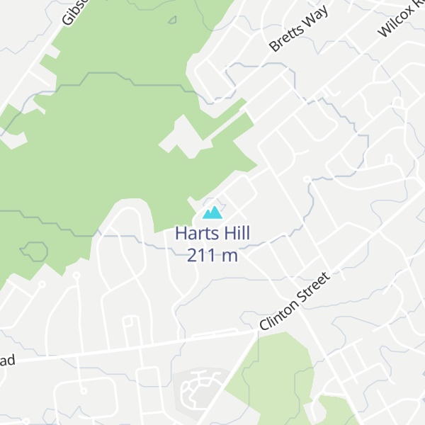 Map of Harts Hill