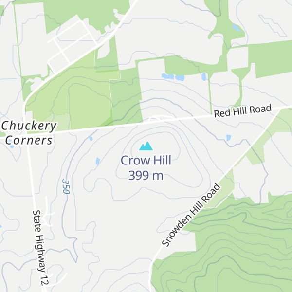 Map of Crow Hill
