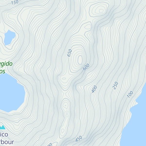 Map of Monte Easter Peaks