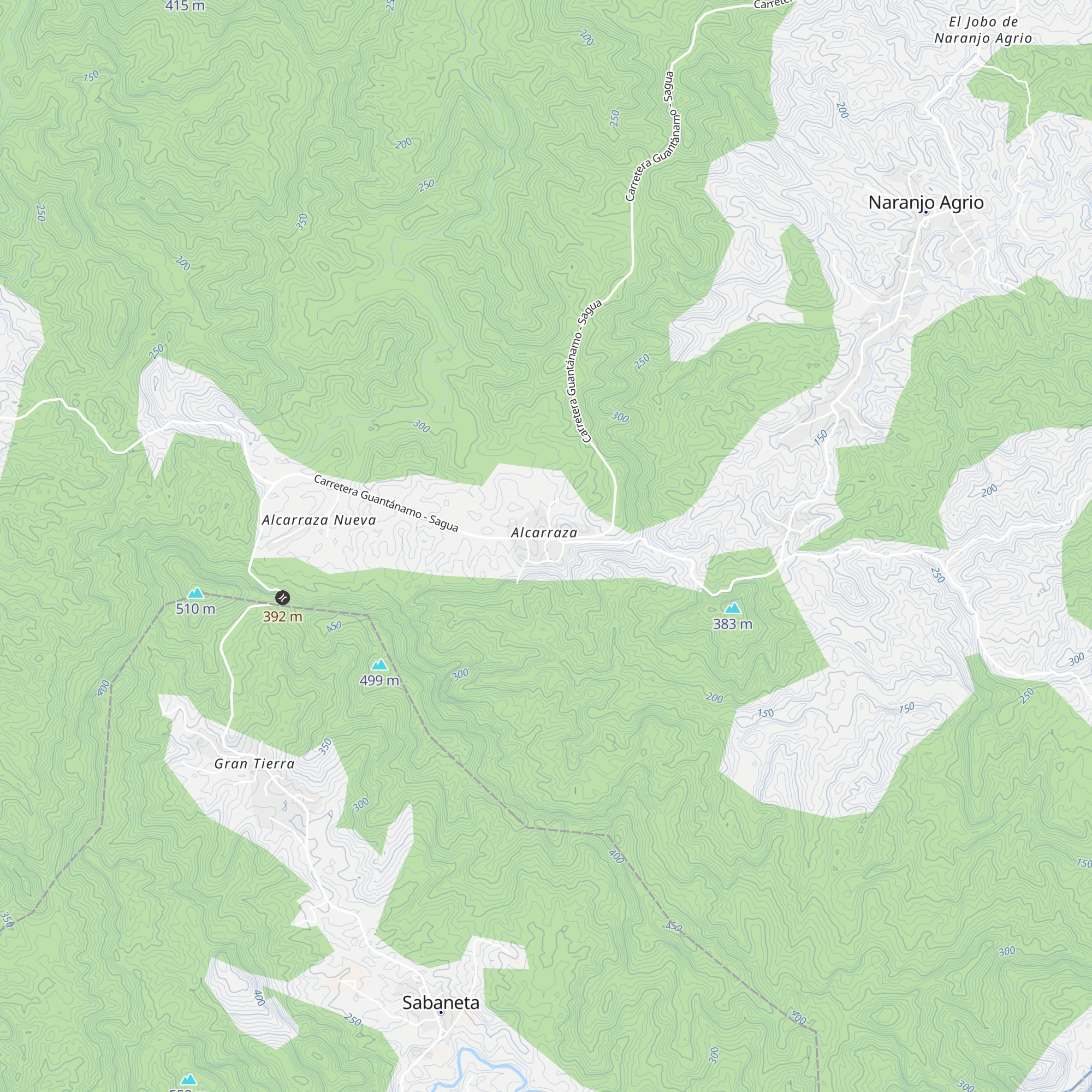 Alcarraza map