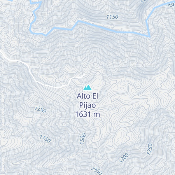 Map of Alto El Pijao