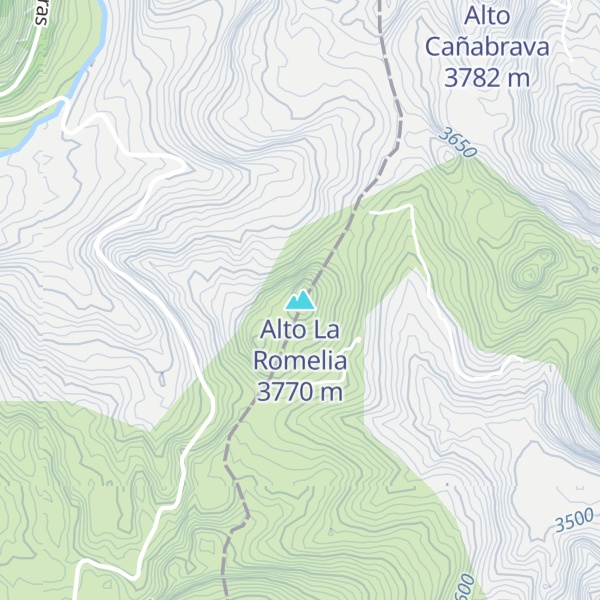 Map of Alto La Romelia