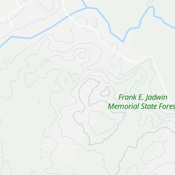 Map of Brushy Ridge