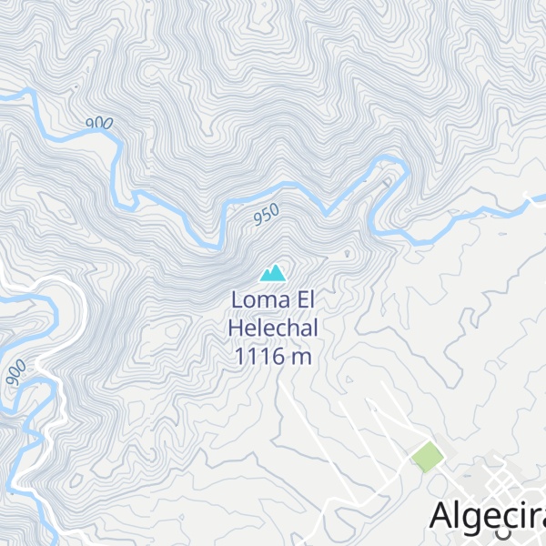 Map of Loma El Helechal