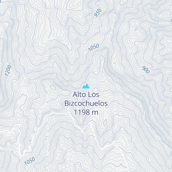 Map of Alto Los Bizcochuelos