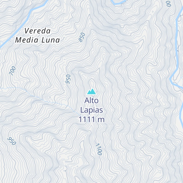 Map of Alto Lapias