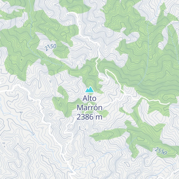 Map of Alto Marrón