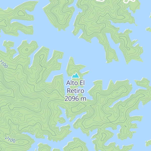 Map of Alto El Retiro