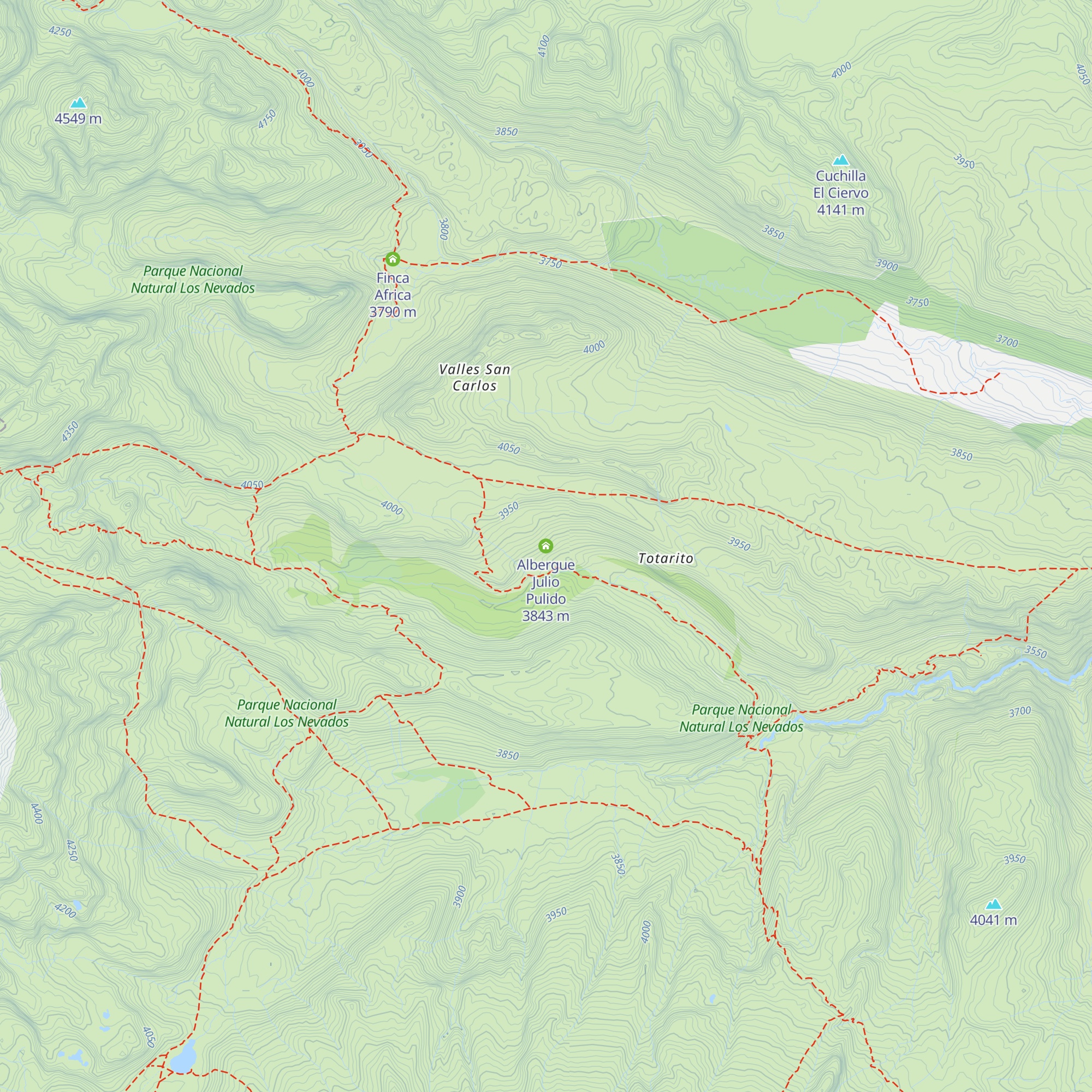 Albergue Julio Pulido map