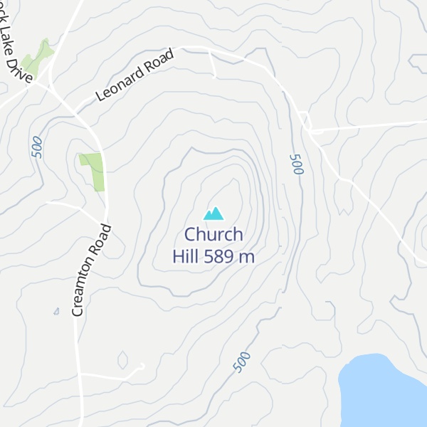 Map of Church Hill