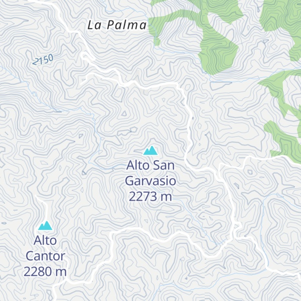 Map of Alto San Garvasio