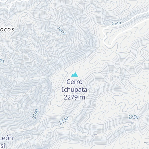 Map of Cerro Ichupata