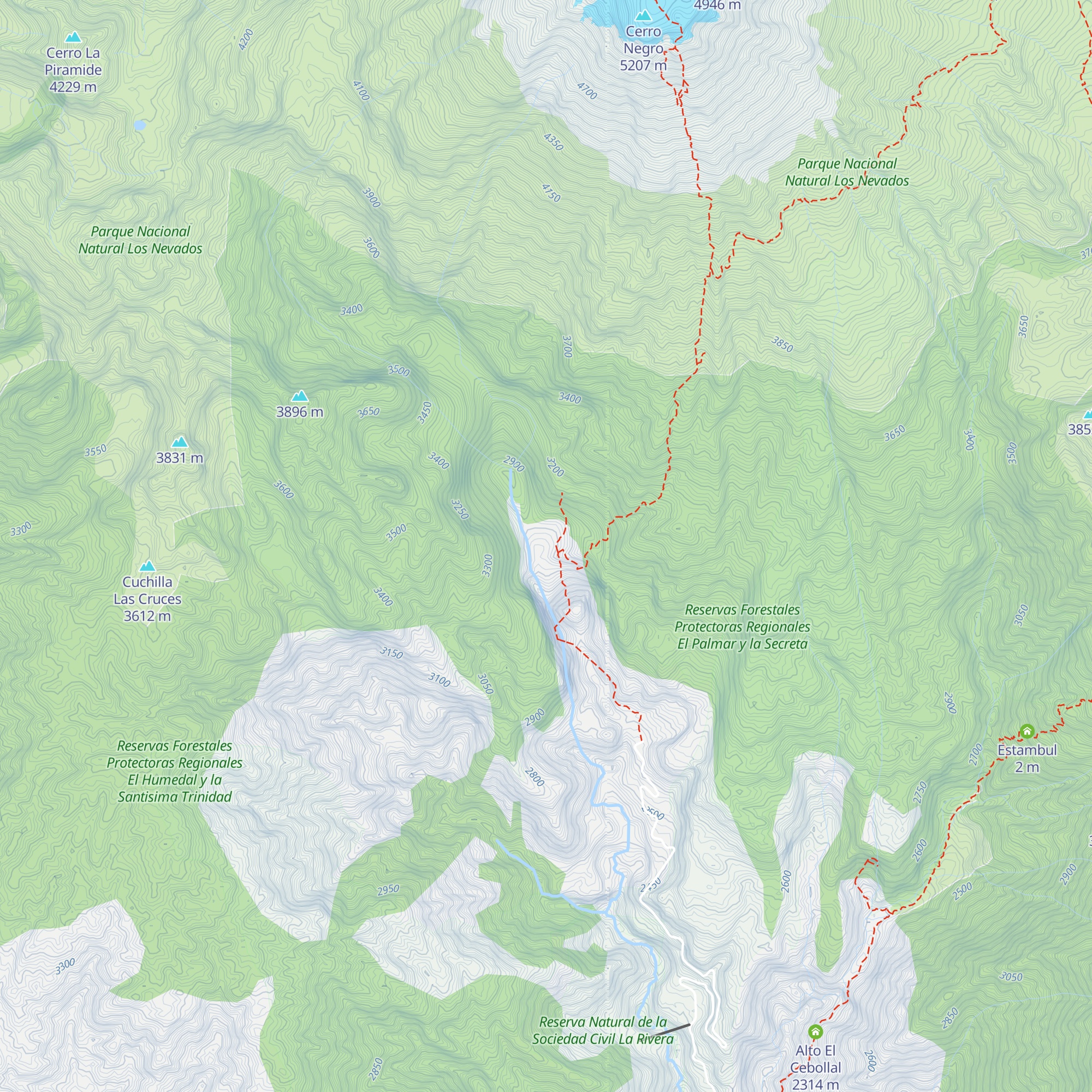El Rancho map