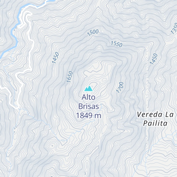 Map of Alto Brisas