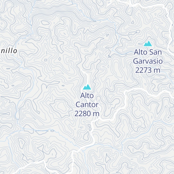 Map of Alto Cantor