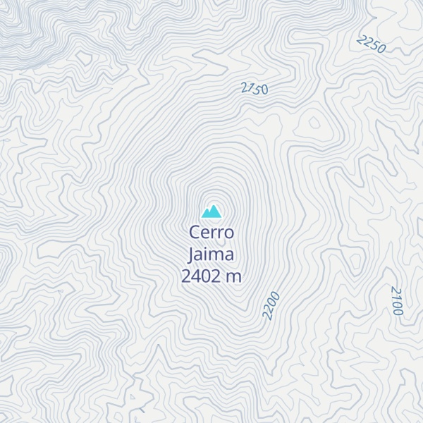 Map of Cerro Jaima