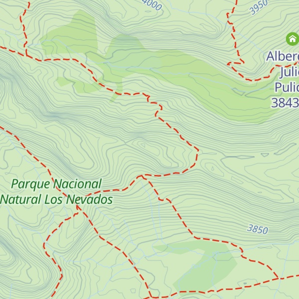 Map of Cuchilla Del Placer