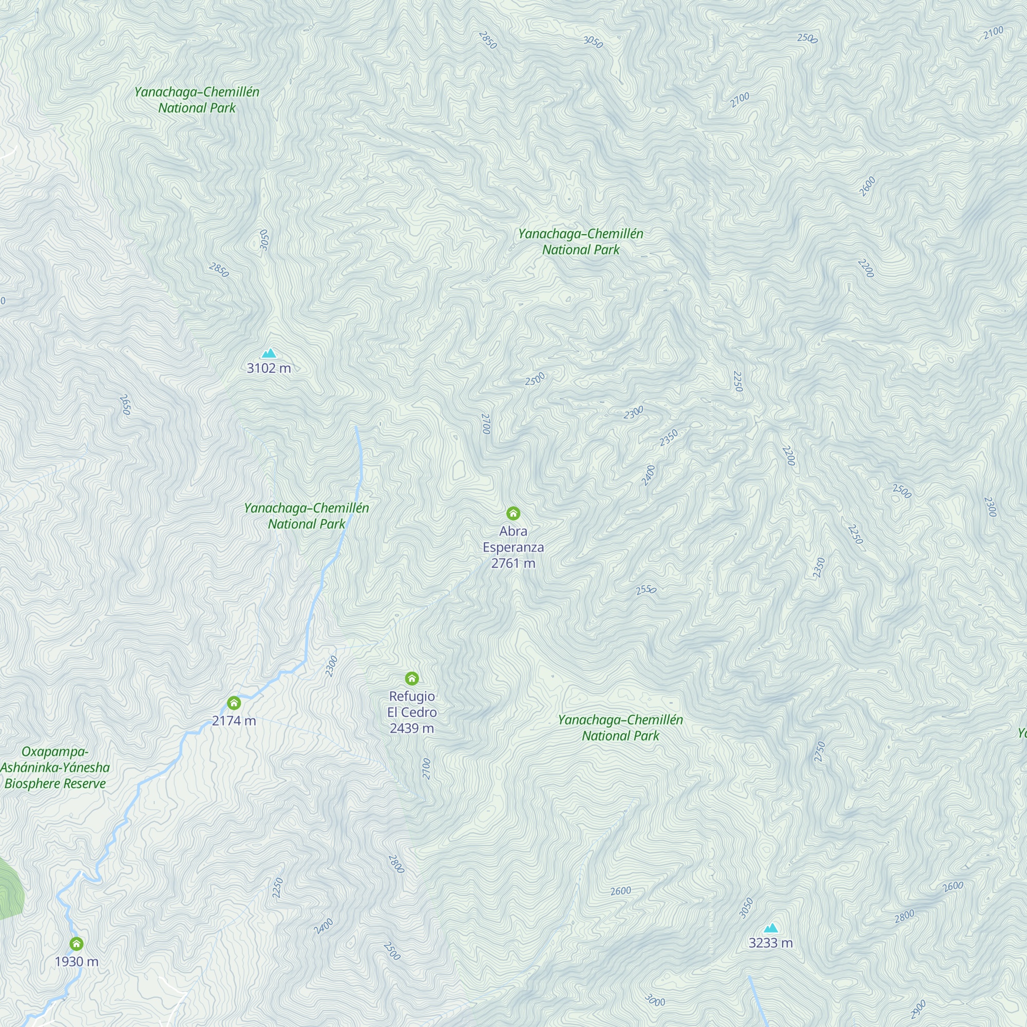 Abra Esperanza map