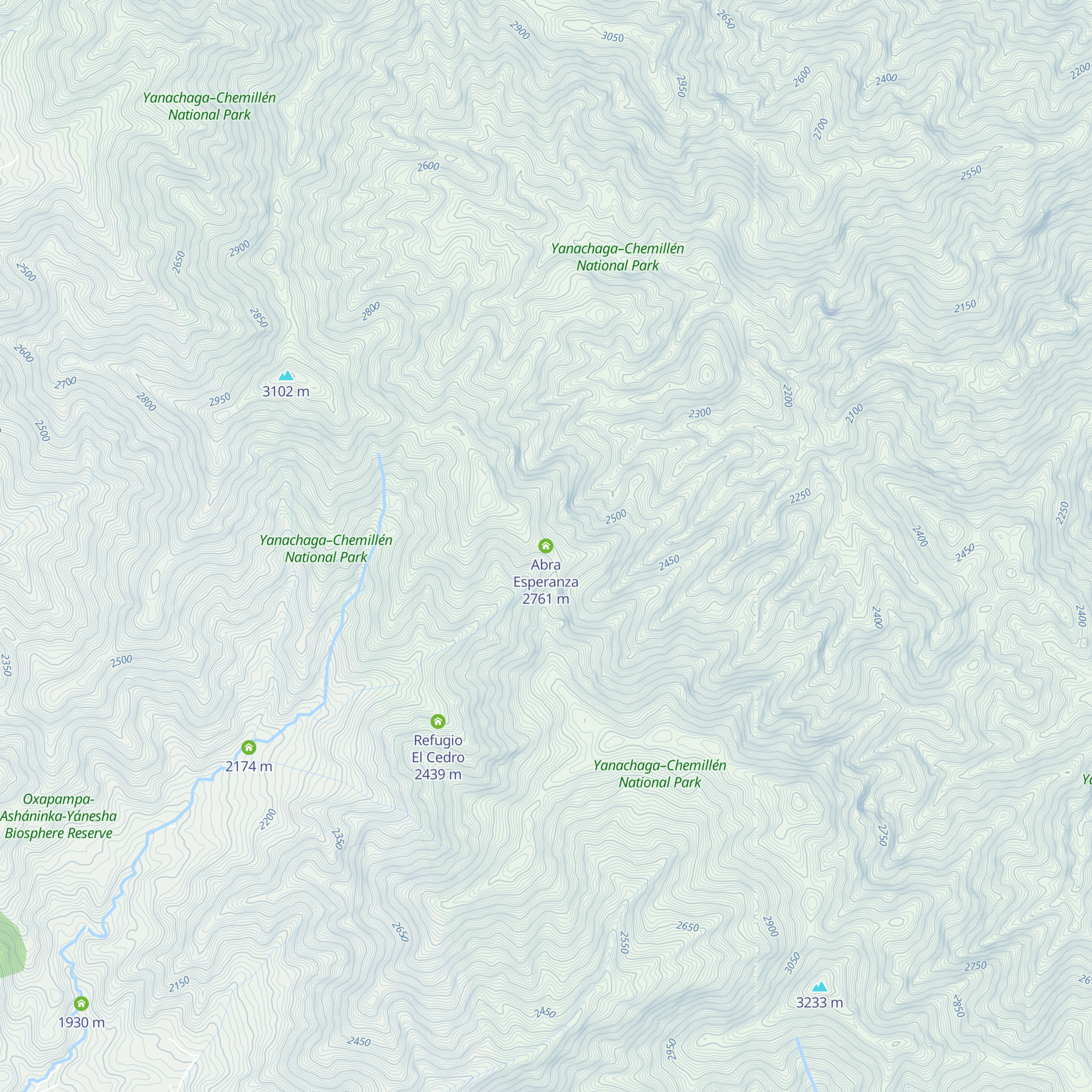 Abra Esperanza map