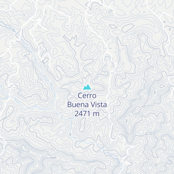 Map of Cerro Buena Vista