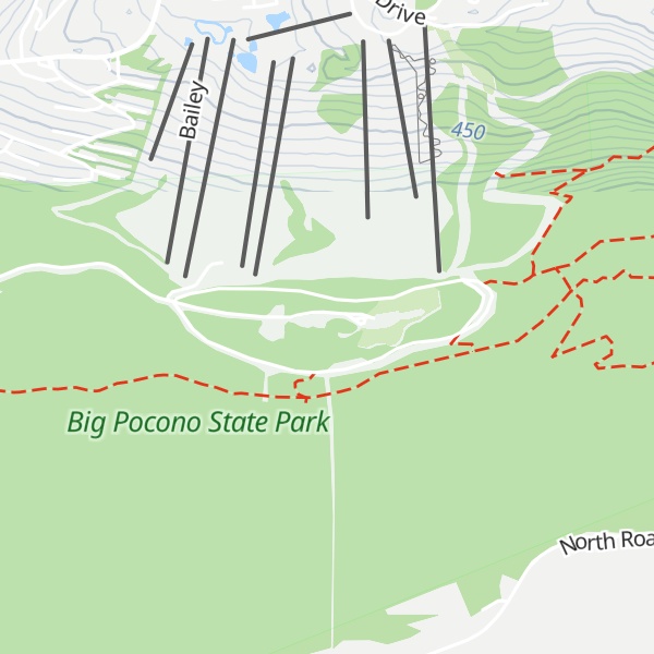 Map of Camelback Mountain