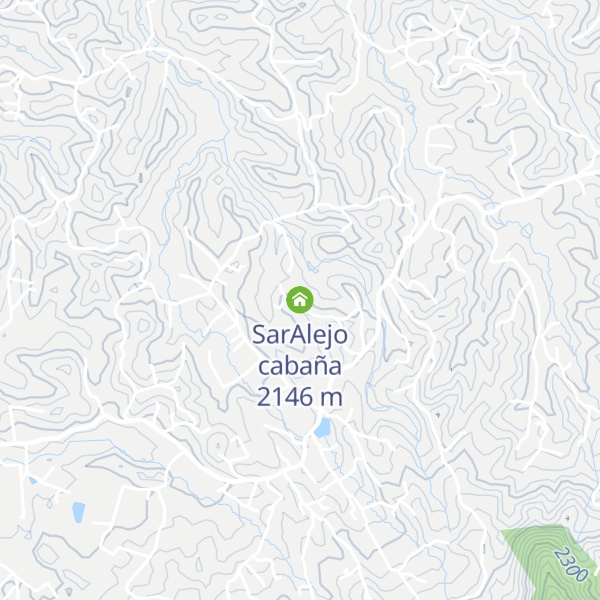 Map of SarAlejo cabaña