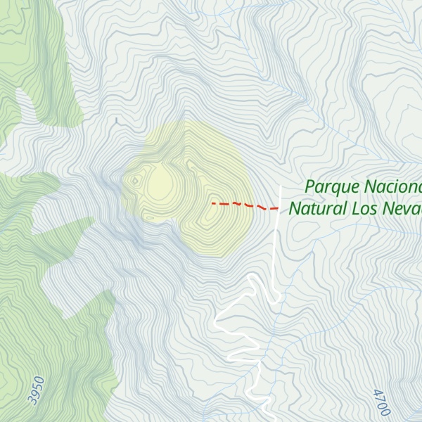 Map of Cráter La Olleta