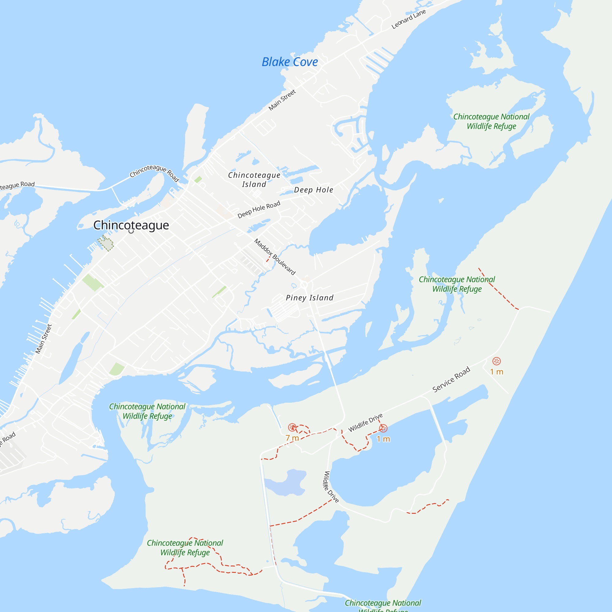 Refuge Inn map