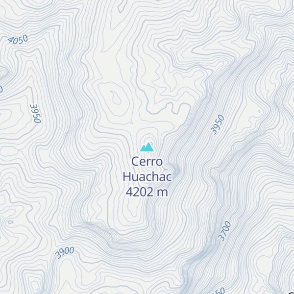 Map of Cerro Huachac